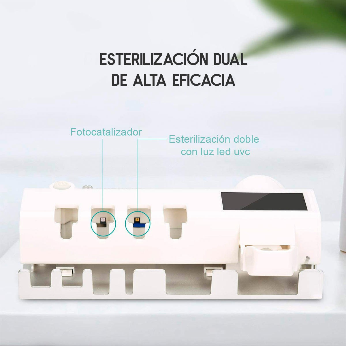 Organizador 3 en 1 – Cepillos Seguros y Esterilizados